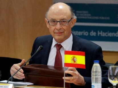 El ministro de Hacienda y Administraciones Públicas en funciones, Cristóbal Montoro.