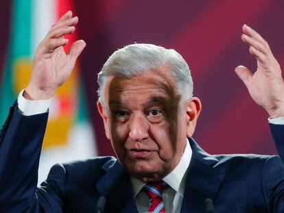 Andrés Manuel López Obrador, el pasado 13 de junio en Palacio Nacional.