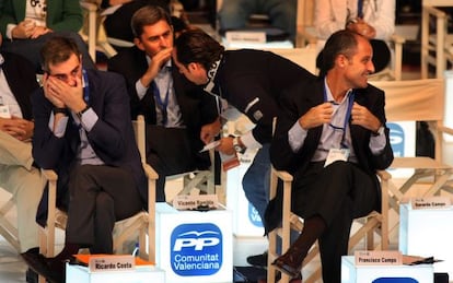 Ricardo Costa, Vicente Rambla, &Aacute;lvaro P&eacute;rez y Francisco Camps.