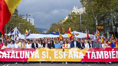 MANIFESTACIÓN CONVOCADA POR SOCIETAT CIVIL CATALANA (SCC)