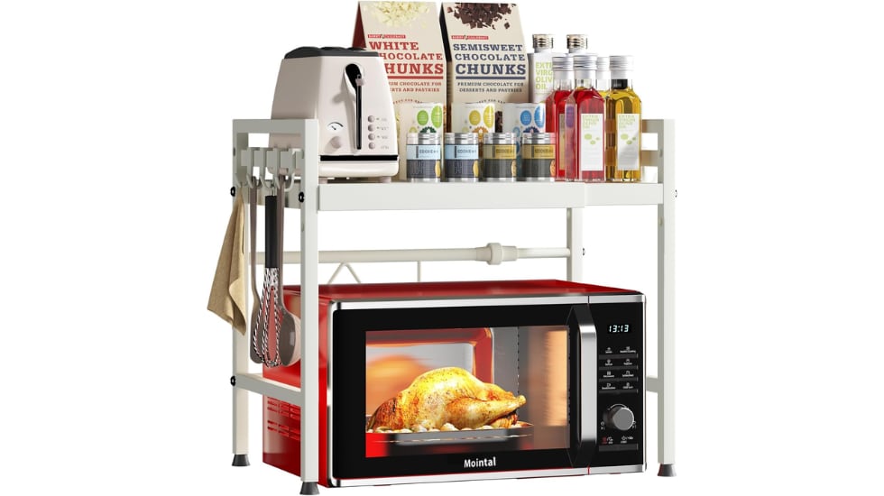 Este organizador para la encimera puede soportar hasta 50 kg.