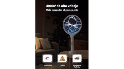 Esta es una de las mejores raquetas matamoscas que se pueden comprar en Amazon