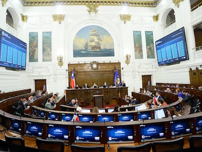 El Consejo Constitucional en sesión, el 17 de octubre en Santiago (Chile).