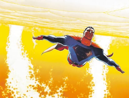 <b>En la adaptación animada de <i>All Star Superman,</i> de Grant Morrison y Frank Quitely, el héroe se ve al borde de la muerte por radiación solar.</b>