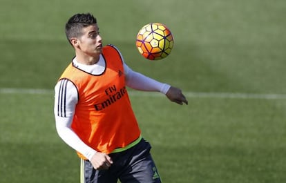 James, en un entrenamiento.