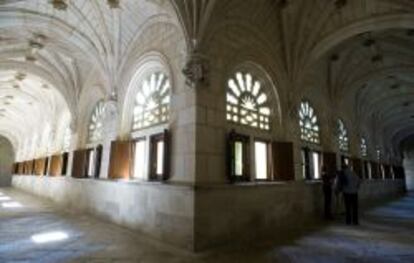 Claustro del Monasterio de Santa Mar&iacute;a de la Vid. 