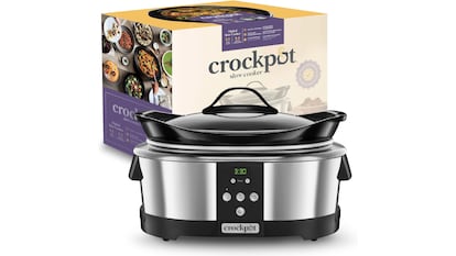 Gracias a sus 5,7 litros de capacidad, esta olla de Crockpot te permitirá cocinar para toda la familia.