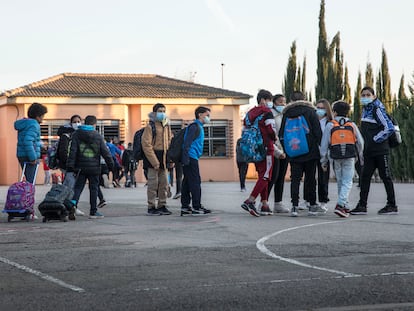 Imagen del colegio Antonio Machado de Valencia donde ya se desarrolló la vacunación infantil de 5 a 11 años.