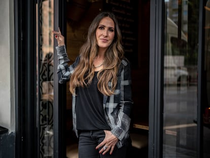 Malú, fotografiada en un restaurante madrileño el pasado 20 de octubre.