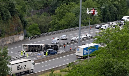 Five provincial police officers from Navarra die in a traffic accident in Gipuzkoa | Spain