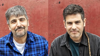David (izquierda) y Jose Muñoz, Estopa, uno de los fenómenos musicales de los últimos 25 años en España, con cuatro millones de discos vendidos.