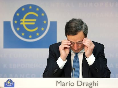 Draghi, durante la rueda de prensa del pasado 2 de agosto.