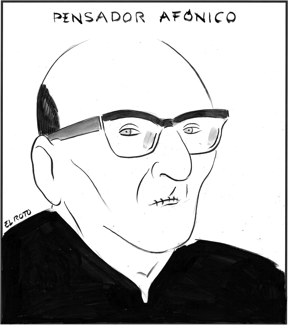 El Roto: mis labios están sellados