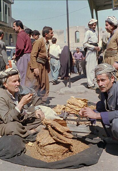 Mercado en el Kurdistán iraquí.