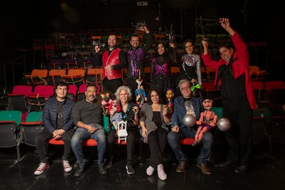 La compañía Las Marionetas de la Esquina en La Titería.