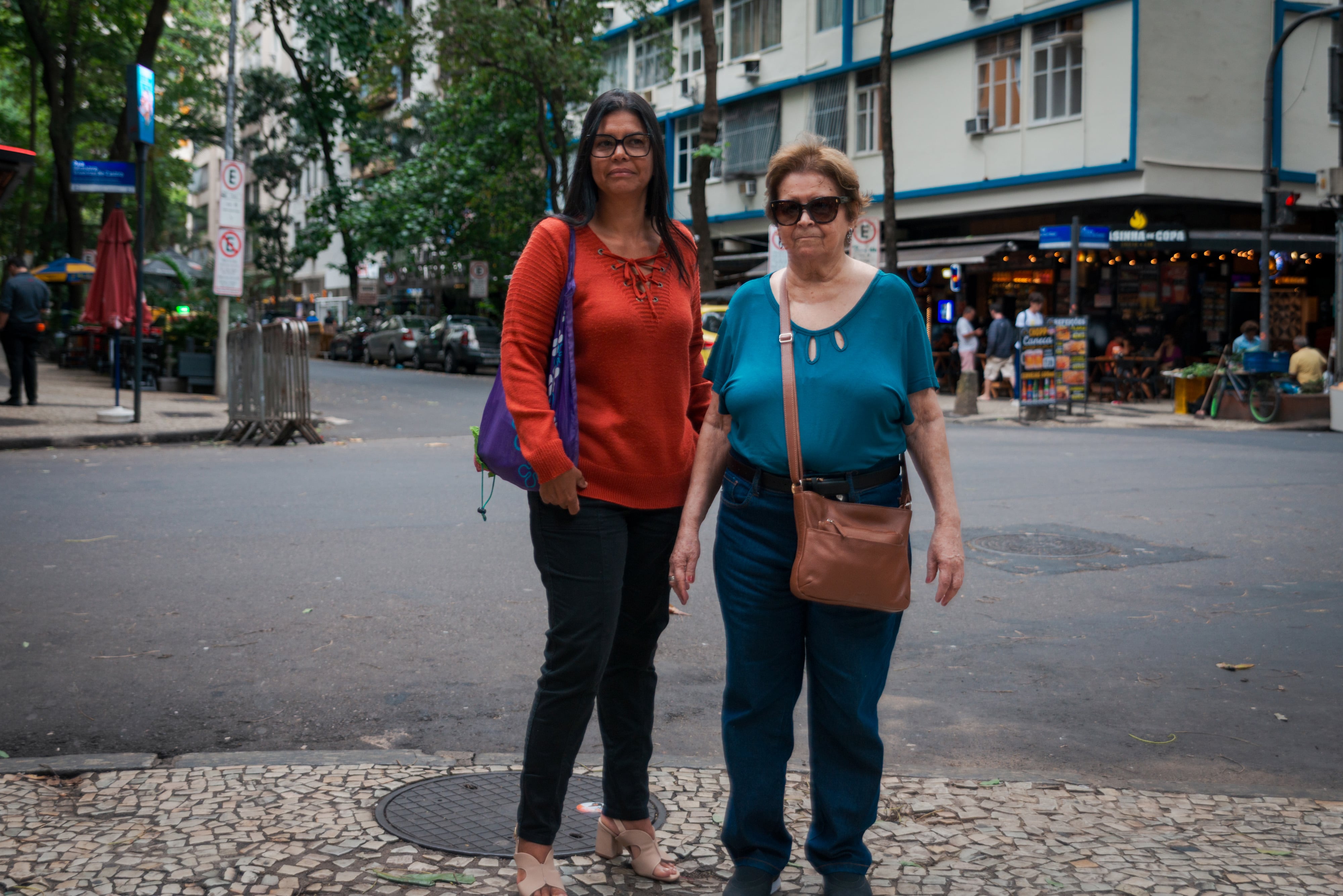 Renildes Dantas y Maria José Miranda en Río de Janeiro.