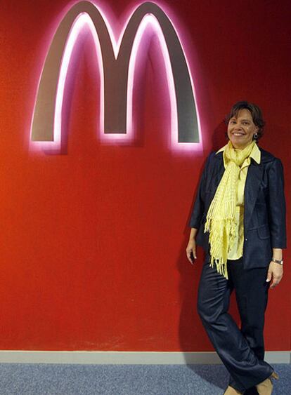 Patricia Abril, presidenta en España de la cadena de hamburgueserías McDonald&#39;s.