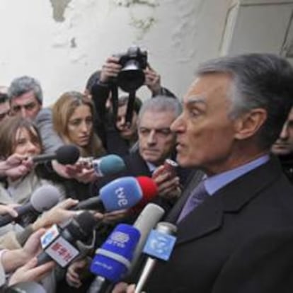 El actual jefe de Estado y candidato presidencial, el conservador Anibal Cavaco Silva