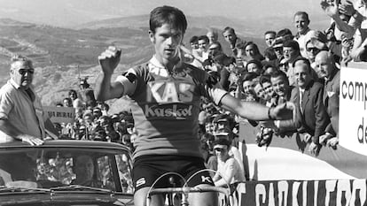 Perurena se impone en Iratxe en una etapa de la Vuelta de 1973.