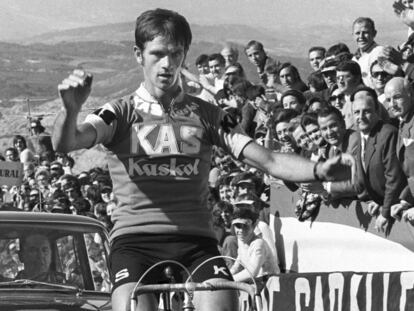 Perurena se impone en Iratxe en una etapa de la Vuelta de 1973.