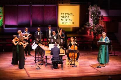 Stile Galante y Ann Hallenberg durante su fallido homenaje a Farinelli.