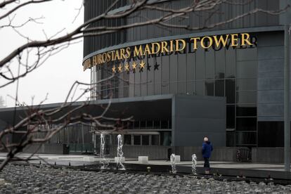 Hotel Eurostars, de Hotusa, que ha recurrido al fondo de rescate, en Madrid.