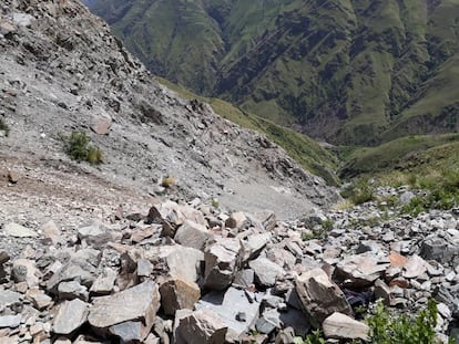 Sector de Huacamola donde, se sospecha, fue asesinado Mathieu Martin.