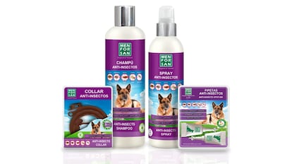 Pack de productos antiparásitos para perros de MENFORSAN