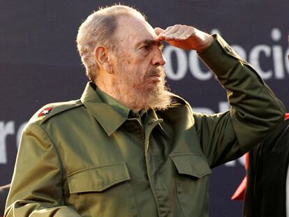 Fidel Castro, durant una visita a Còrdova, Argentina, el 21 de juliol de 2006.