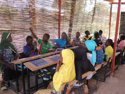 Una escuela en la localidad de Fada, Burkina Faso, en una imagen de 2022.