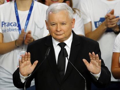 Jaroslaw Kaczynski, líder del partido polaco Ley y Justicia.