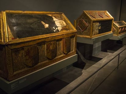 Les tres arques policromades del segle XIV de les monges de Sixena.