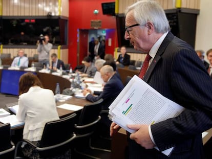 El presidente de la Comisión Europea, Jean-Claude Juncker, en Estrasburgo, este martes. 