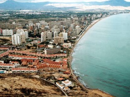 Una imagen de la playa de San Juan en Alicante. 