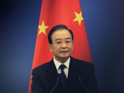 El primer ministro chino Wen Jiabao.