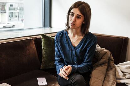 Nadia Murad, durante una entrevista realizada por El País en Berlín (Alemania), el 28 de noviembre de 2017.