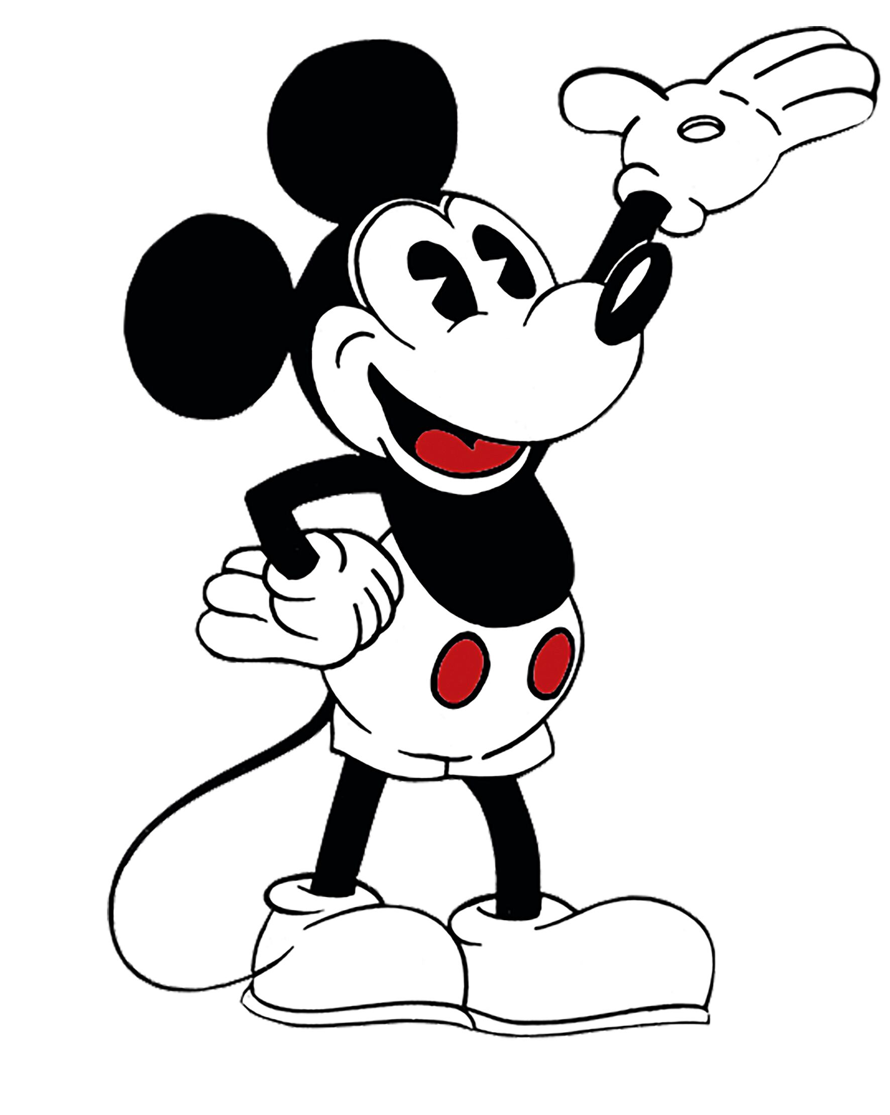 Uno de los primeros Mickey Mouse creados por Disney, alrededor de 1930.