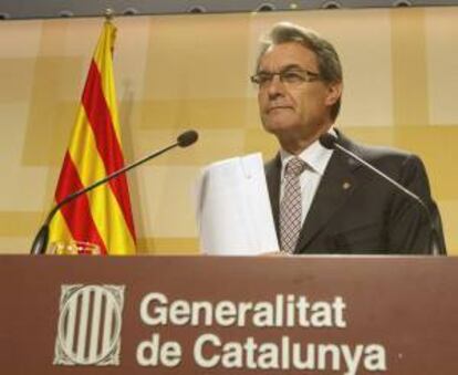 El presidente catalán, Artur Mas. EFE/Archivo
