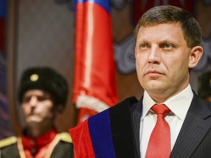 O líder separatista de Donetsk, Alexander Zakharchenko.