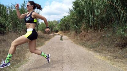 La pentacampeona mundial de ‘retrorunning’ Sandra Corcuera