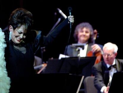 Virginia Luque, durante una actuación en el Teatro Colón de Buenos Aires, en 2006.
