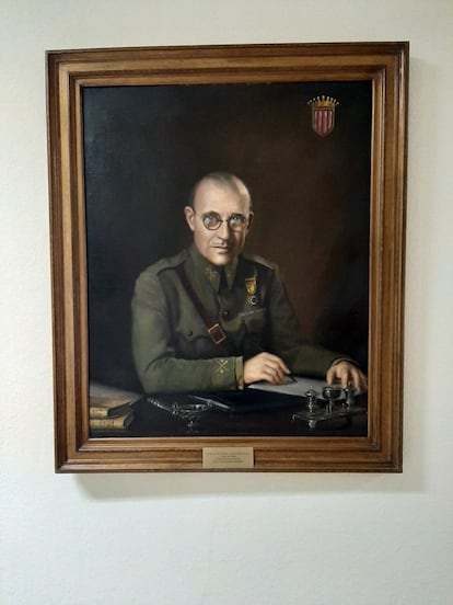 Retrato del exministro de Asuntos Exteriores Francisco Gómez de Jordana (entre del 22 de abril de 1937 y el 9 de agosto de 1939 y el 3 de septiembre de 1942 y el 3 de agosto de 1944).