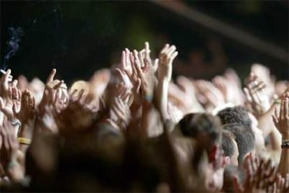 Público en uno de los conciertos del Festival de Música de Benicàssim de la última edición.