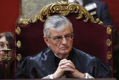 Eduardo Torres-Dulce, durante su toma de posesin como fiscal general del Estado.