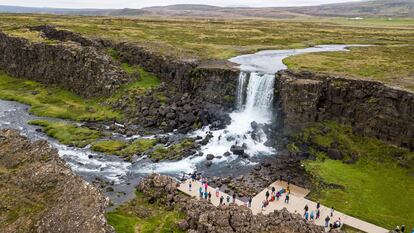 El parque nacional de Thingvellir, en Islandia.