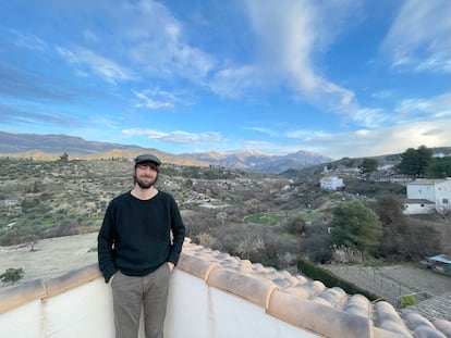 David Uclés en Quesada (Jaen), pueblo convertido en su novela y en la adaptación sonora en Jándula.