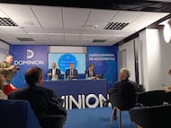 Junta de accionistas de Dominion celebrada este jueves en Bilbao.