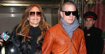 Jennifer Lopez y Casper Smart.