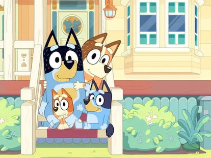 Imagen de la serie de animación australiana 'Bluey', todo un fenómeno infantil de Disney+.