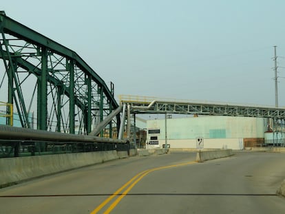 El puente internacional de Fort Frances-International Falls, en una imagen de 2018.